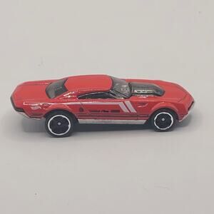 Hot Wheels Muscle Speeder 2015 Red Car /w White Stripe Malaysia